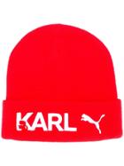 Karl Lagerfeld Puma X Karl Beanie - Red