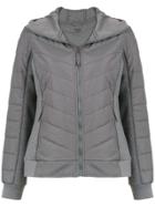 Track & Field Quilted Effect Jacket - Grey