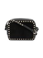 Valentino - Valentino Garavani Rockstud Cross-body Bag - Women - Leather/suede/metal - One Size, Black, Leather/suede/metal