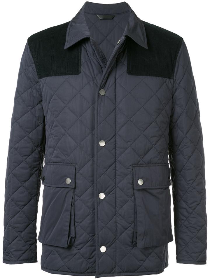 Gieves & Hawkes Padded Coat - Blue