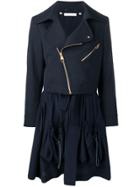 Chloé Zipped Parka Coat - Blue