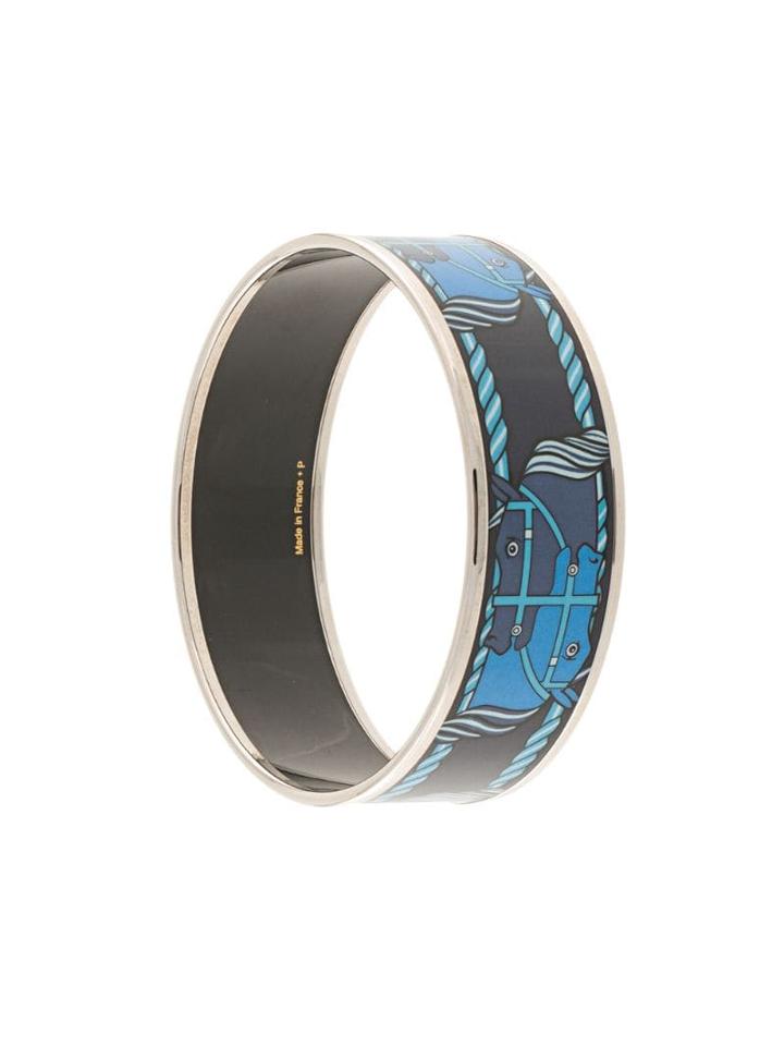 Hermès Pre-owned Cloisonne Bangle - Blue
