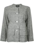 Isabel Marant - Donegal Jacket - Women - Silk/cotton/linen/flax/polyester - 40, Grey, Silk/cotton/linen/flax/polyester