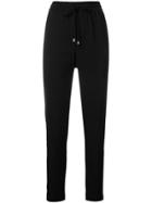 Dkny Drawstring Fitted Trousers - Black