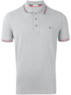 Moncler Short Sleeve Polo Shirt, Men's, Size: Xxl, Grey, Cotton