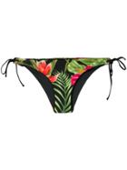 Mc2 Saint Barth Printed Muriel Bikini Bottoms - Black
