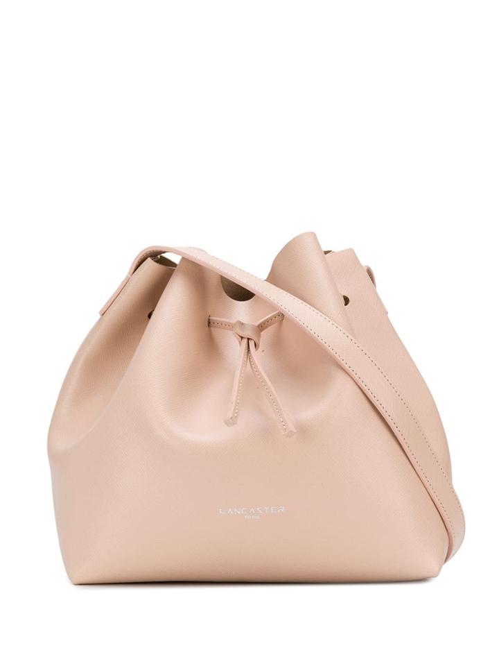 Lancaster Drawstring Bucket Bag - Pink