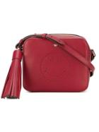 Anya Hindmarch Smiley Crossbody Bag, Women's, Red, Calf Leather