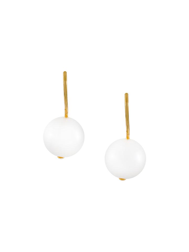 Aurelie Bidermann Pearl Earrings - Metallic