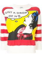 Chanel Pre-owned Printed Sweatshirt - White