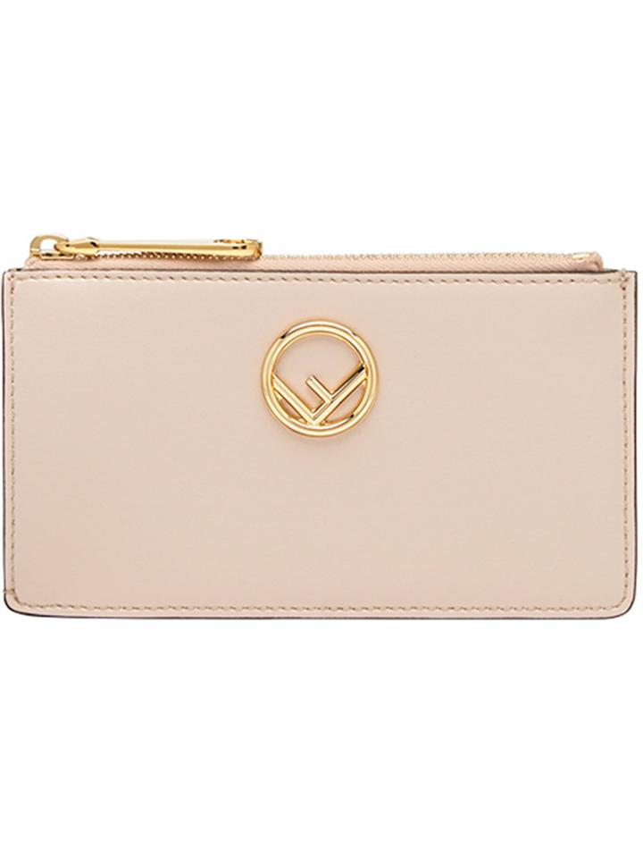 Fendi Slim Card Holder - Pink & Purple