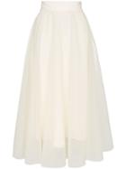 Zimmermann Layered Ballet Midi Skirt - White