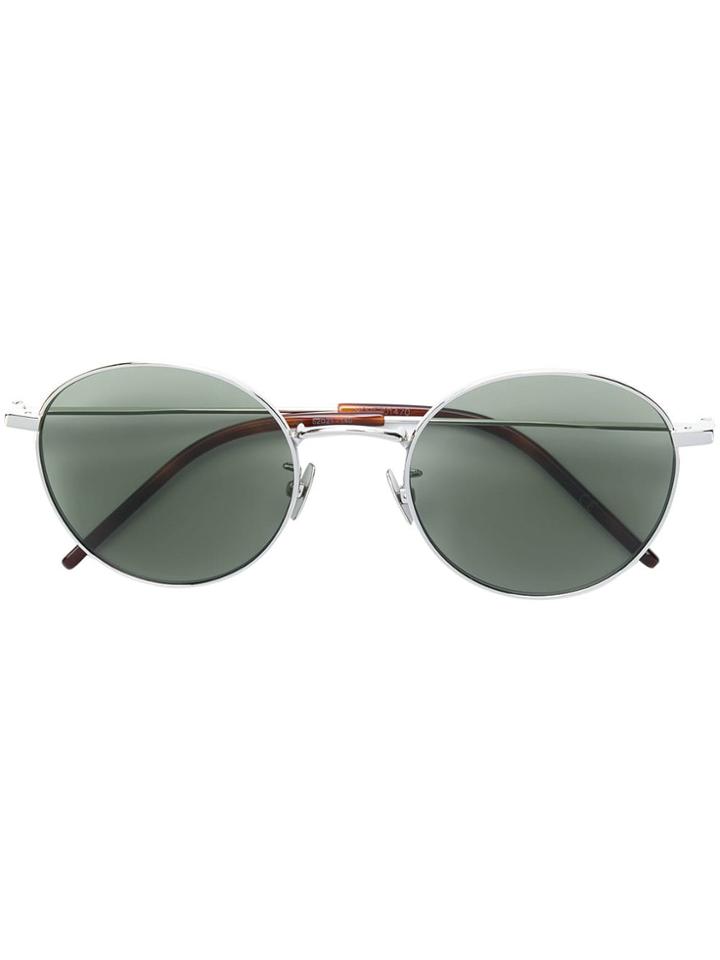 Saint Laurent Eyewear Round-shaped Sunglasses - Metallic