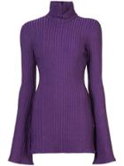 Ellery Flared Sleeve Sweater - Pink & Purple
