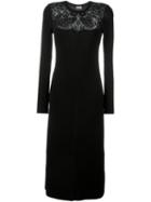 Red Valentino Lace Panel Dress