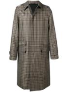 Stella Mccartney Checked Single-breasted Coat - Brown
