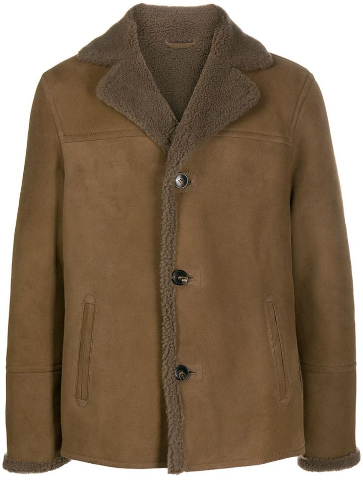 Desa 1972 Short-length Shearling Jacket - Brown
