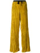 Nk Straight Panelled Trousers - Nude & Neutrals