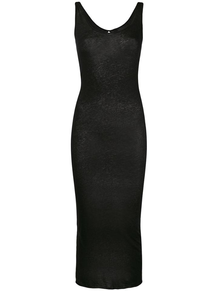 Humanoid Scoop Neck Sleeveless Knit Dress - Black
