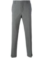 Prada Tailored Trousers, Men's, Size: 48, Grey, Cotton/viscose/virgin Wool