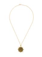 Dubini Diocletian Coin Medaliion 18kt Gold Necklace - Metallic