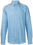 Gant Rugger - Luxury Hobd Shirt - Men - Cotton - L, Blue, Cotton
