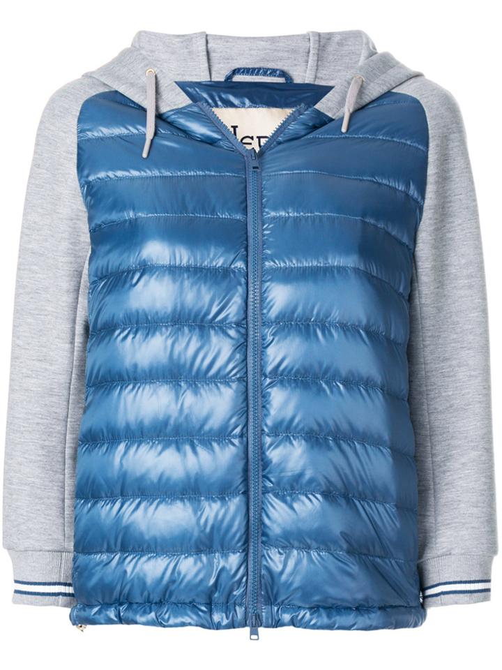 Herno Padded Hoodie Jacket - Grey