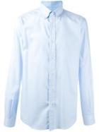 Fashion Clinic Classic Plain Shirt, Men's, Size: 44, Blue, Cotton