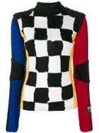 Rossignol Colour Block Checkered Sweatshirt - Black