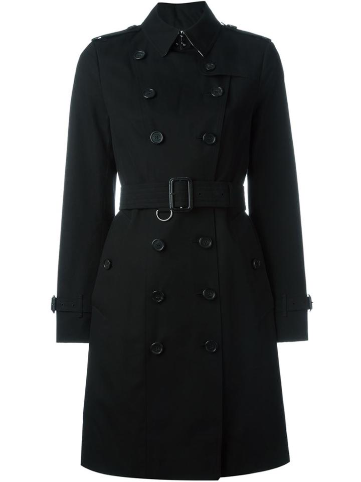 Burberry 'sandringham' Classic Trench Coat - Black