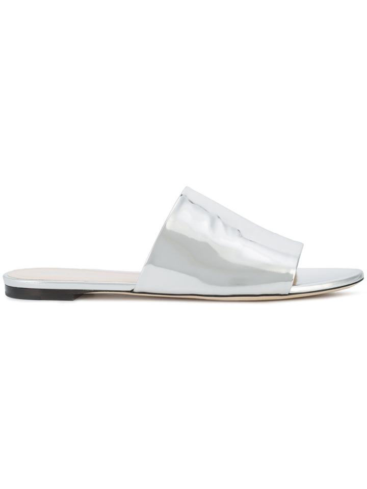 Nina Ricci Mirror Slides - Metallic
