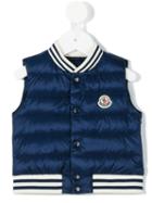 Moncler Kids - Padded Vest - Kids - Feather Down/polyamide - 12-18 Mth, Blue