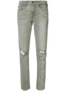Levi's Straight-leg Jeans, Women's, Size: 28, Grey, Cotton/spandex/elastane