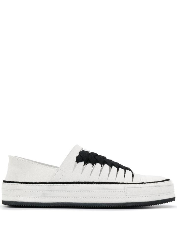 Ann Demeulemeester Suede Espadrilles - White