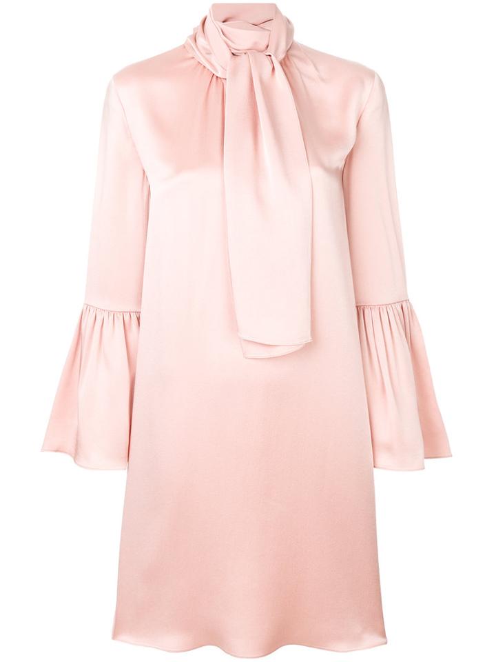Fendi - Flared Shift Dress - Women - Acetate/viscose - 38, Pink/purple, Acetate/viscose
