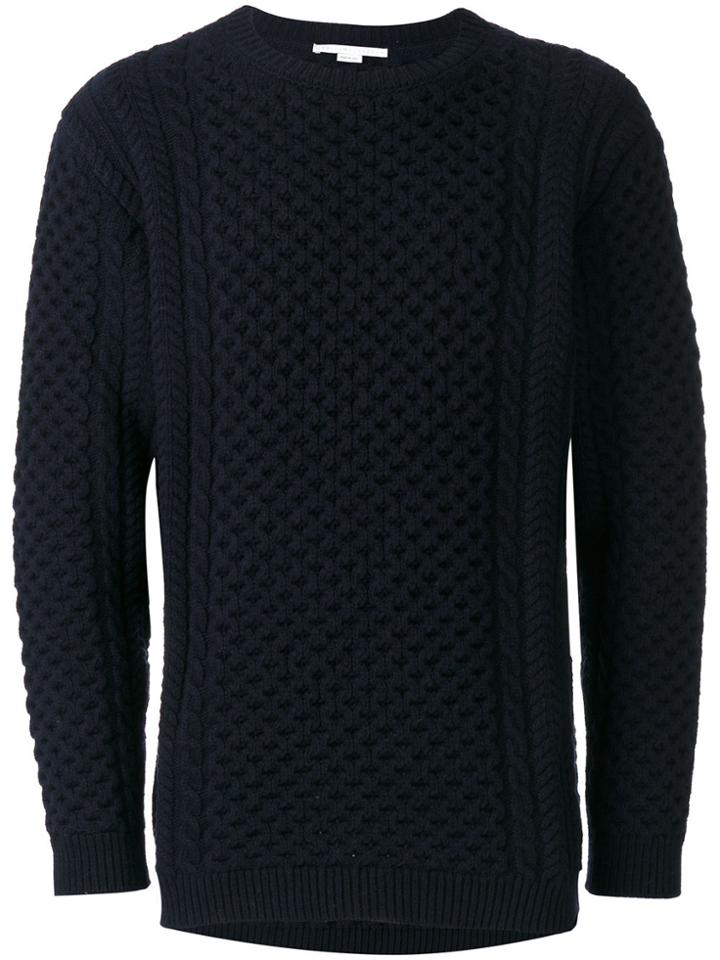 Stella Mccartney Cable-knit Jumper - Blue
