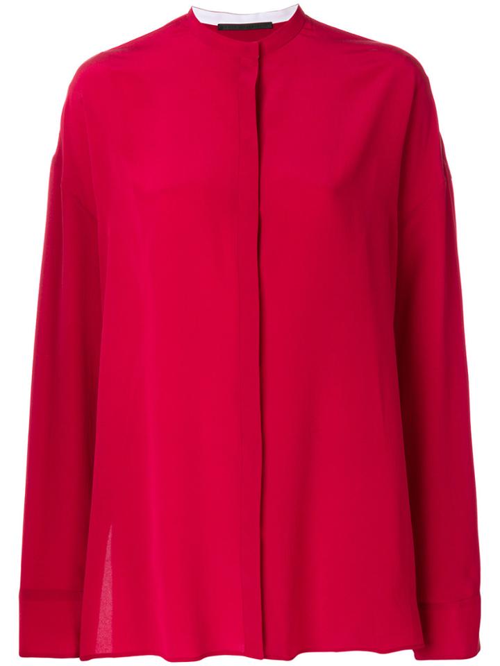 Haider Ackermann Oversized Classic Shirt - Red