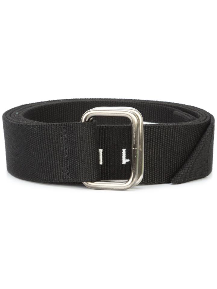 11 By Boris Bidjan Saberi Logo Buckle Belt - Black