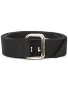 11 By Boris Bidjan Saberi Logo Buckle Belt - Black