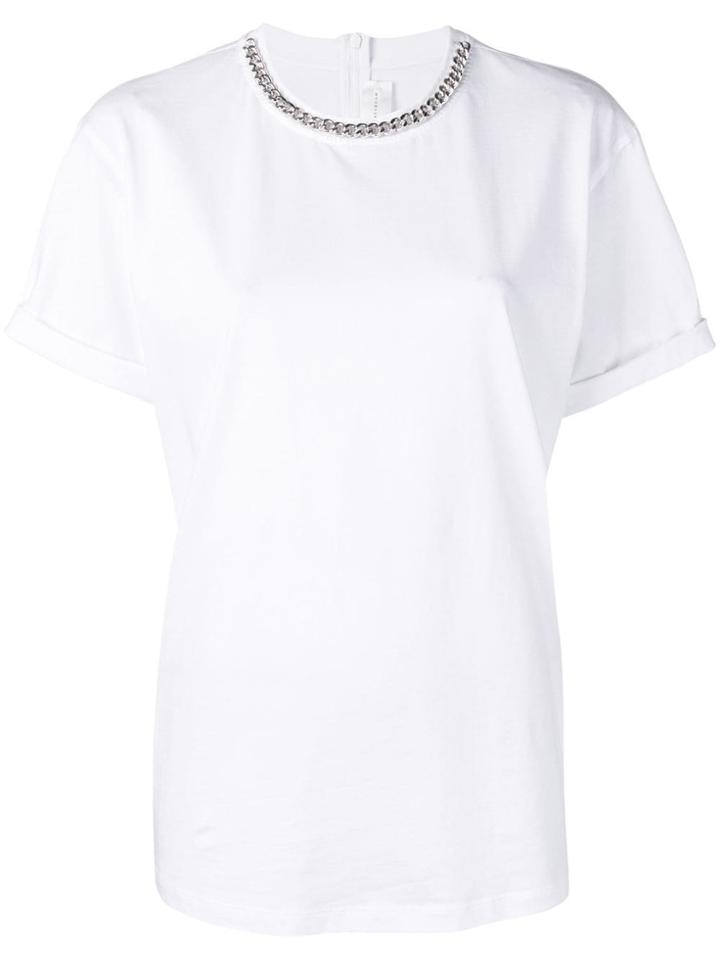 Victoria Victoria Beckham Chain Neck T-shirt - White