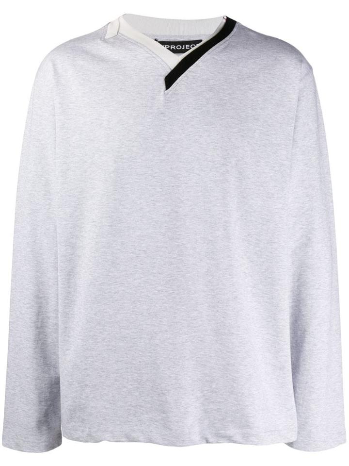 Y/project V-neck Top - Grey