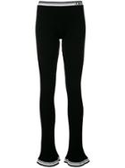 Gcds Flared Fitted Trousers - Black