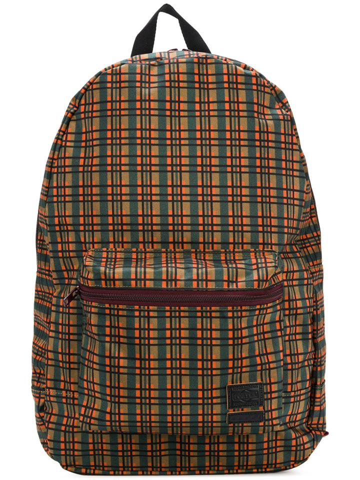 Marni Check Backpack - Green
