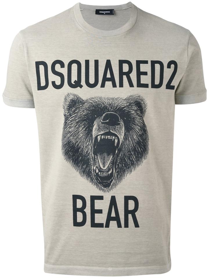 Dsquared2 Printed T-shirt - Nude & Neutrals