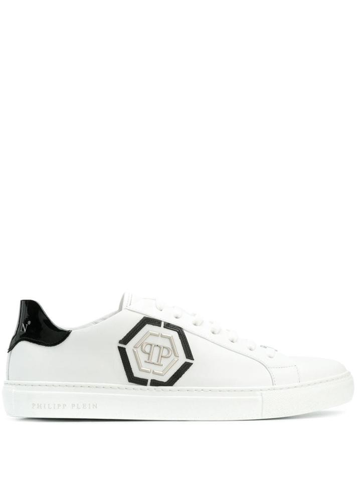 Philipp Plein Logo Patch Sneakers - White