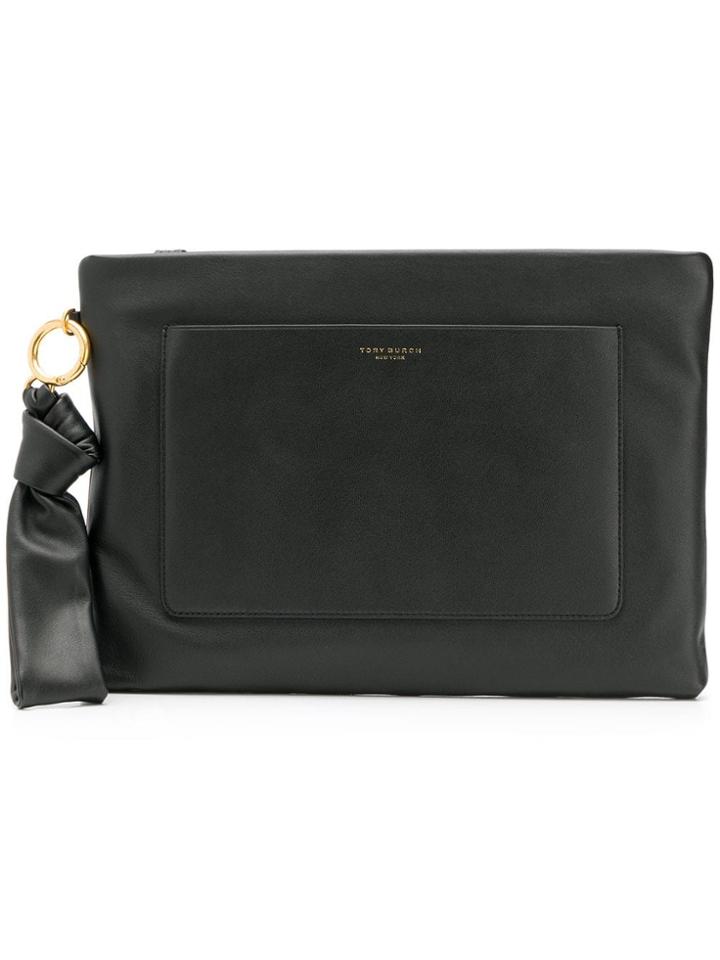 Tory Burch Bea Clutch Bag - Black