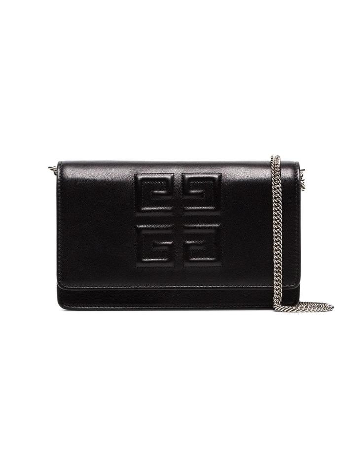 Givenchy Giv Woc Iconic Lthr W/ Silvchn - Black