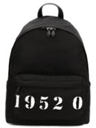 Givenchy Number Print Backpack, Black, Polyester/polyamide