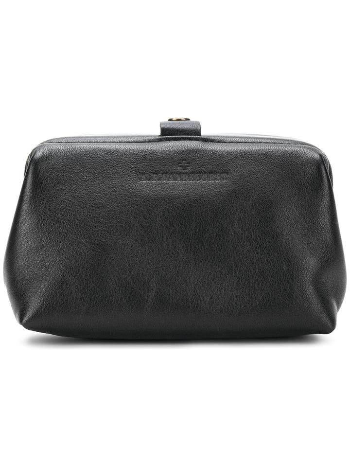 A.f.vandevorst Brand Embossed Makeup Bag - Black