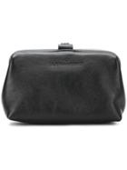 A.f.vandevorst Brand Embossed Makeup Bag - Black